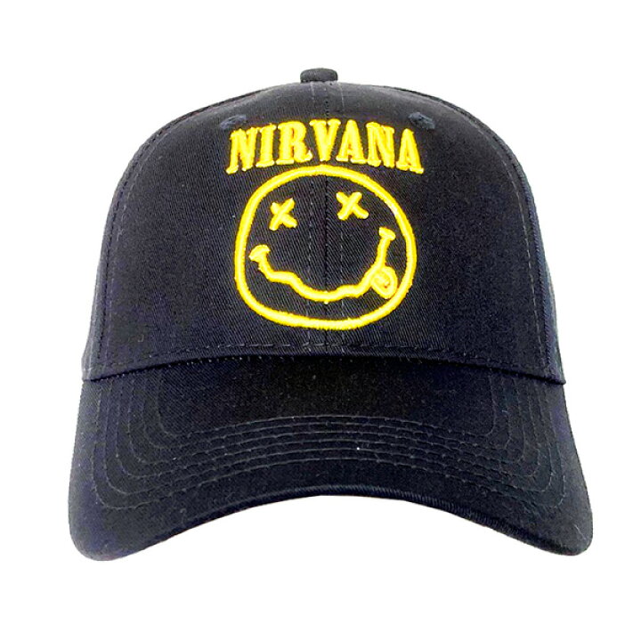 楽天市場】ニルヴァーナ NIRVANA 正規品 キャップ ニルバーナ SMILEY 