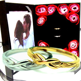 ペアリング ハワイアンジュエリー 指輪 カレイキニ スクロール 金属アレルギー対応 サージカル ステンレス 花 入浴剤 写真フレーム フラワー