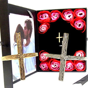 ペアリング ハワイアンジュエリー 指輪 クロス プルメリア カレイキニ 金属アレルギー対応 サージカル ステンレス 花 入浴剤 写真フレーム フラワー