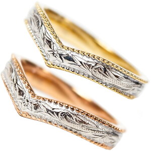 ハワイアンジュエリー リング レディース メンズ 指輪 イエローゴールド ピンクゴールド 誕生日 プレゼント サージカルステンレス