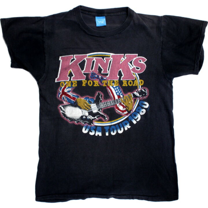 楽天市場】【KINKS】キンクスビンテージロックTシャツ【中古 