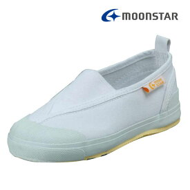 ムーンスター キャロット 子供靴 CR ST12 ホワイト 足の成長と健康をサポートする上履き MS シューズ