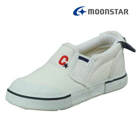 ムーンスター キャロット 子供靴 CR ST14 ホワイト 足の成長と健康をサポートする上履き MS シューズ