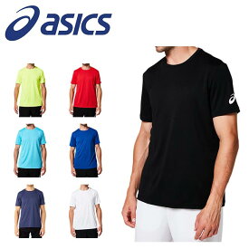 アシックス メンズ トレーニング Tシャツ 半袖 丸首 OPショートスリーブトップ 吸汗速乾 ワンポイントロゴ 2031A665 asics