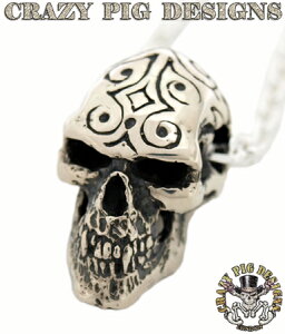 �N���C�W�[�s�b�O �u���K�̔��F��X�v �V���o�[925 �l�b�N���X �����Y �V���o�[�l�b�N���X �y���_���g / CRAZY PIG �G���O���C�u�h�X�J�� �y���_���g �y ���K�i �����Y�l�b�N���X ���f�B�[�X�l