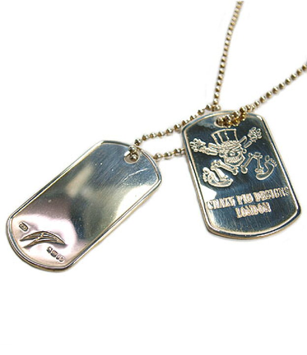 楽天市場 送料無料 クレイジーピッグ 正規販売認定店 シルバー925 ネックレス メンズ シルバーネックレス ペンダント Crazy Pig Cpdドッグタグ ペンダント 正規品 メンズネックレス レディースネックレス おしゃれ かっこいい 人気 ブランド Jas刻印 プレゼント