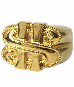 送料無料 K18ゴールドプレートリング 指輪 / キングリモ リング / キング ダラー K18ゴールドプレート リング 【 $ ドルマーク 指輪 メンズ レディース リング おしゃれ 18k プレゼント 誕生日 ギ