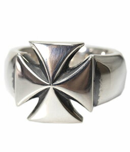 送料無料 シルバー925 リング 指輪 / キングリモ リング / フラバ クロス リング 【 指輪 メンズ レディース リング おしゃれ プレゼント 誕生日 ギフト 】 クリスマス