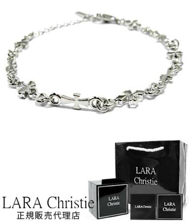 送料無料 ララクリスティー ブレスレット メンズ レディース LARA Christie シルバー925 テンプルクロス ブレスレット ホワイト バングル シンプル おしゃれ 人気誕生日 ギフト 敬老の日 LIFESTYLEGOODSラギッドマーケット