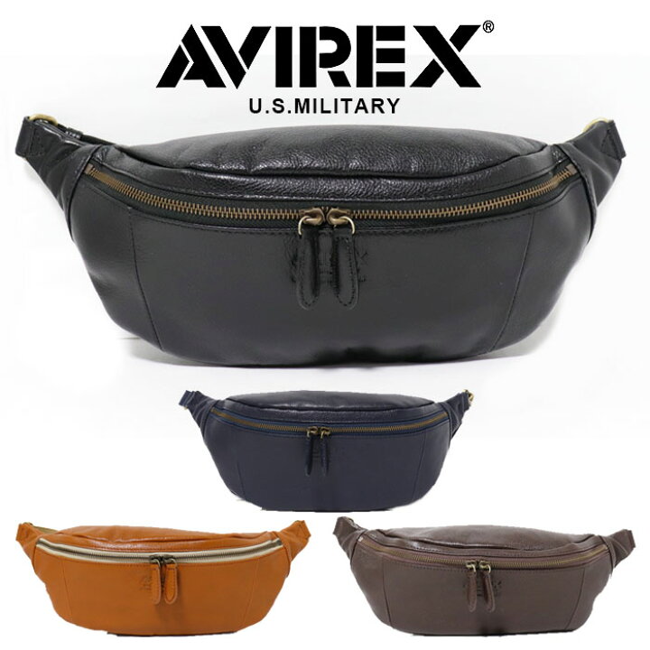 楽天市場】送料無料 本革 ショルダー バッグ アビレックス AVIREX 