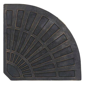 不二貿易 パラソルベース 12kg 幅47×奥行47×高さ4 ブラック ガーデン ハンギングパラソル専用ベース 38144