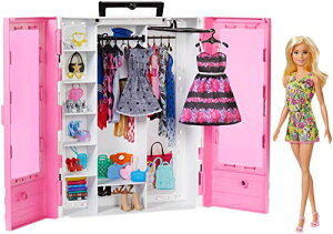 �o�[�r�[(Barbie) �o�[�r�[�ƃs���N�ȃN���[�[�b�g �h�[��&�t�@�b�V�����Z�b�g �y�����ւ��l�`�E�n�E�X �z�y�h�[���A�A�N�Z�T���[�t���z�y3