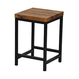 エイ・アイ・エス (AIS) サイドテーブル ブラウン 30×30×45.5cm ブロンクス ABX-700