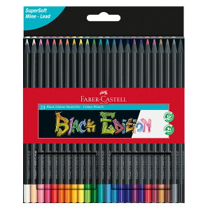 Faber-Castell Buntstifte Black Edition 24er Kartonetui