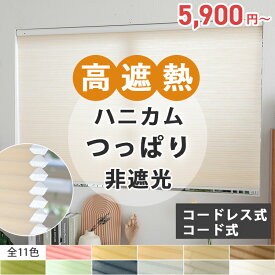 【全品最大P5倍10日限定】 【つっぱり式】 ハニカムスクリーン 採光 非遮光 ハニカムシェード つっぱり オーダー シェード ブラインド カーテン 二層構造 断熱 保温 断熱ブラインド 断熱カーテン 賃貸 ネジ不要 チェーン式