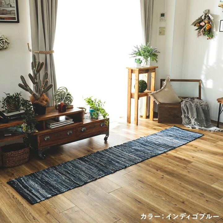 楽天市場】キッチンマット ロングマット マット 綿 綿100％ オシャレ 