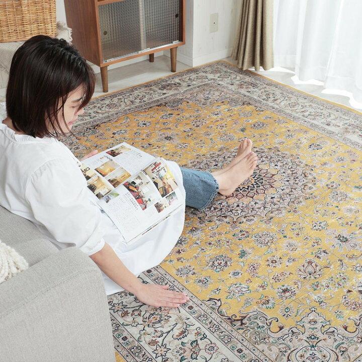 ペルシャラグ198x134cm新品手織りニューブランド shiraz-ノース 
