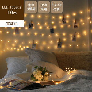 LEDC[Cg 10m [ twinkle gDCN ]USB LEDC~l[VCg C[Cg LED 100 d t tFA[ LEDXgOCg v[g  G a L