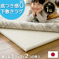 【全品最大10％OFFクーポンあり】 ラグ下敷き 極厚 下敷きラグ ラグ用下敷きマット アンダーラグ ラグマ…