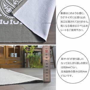 130x190ラグカーペット夏夏用バンダナ柄バンダナおしゃれ西海岸男前ヴィンテージインダストリアルラグマット送料無料