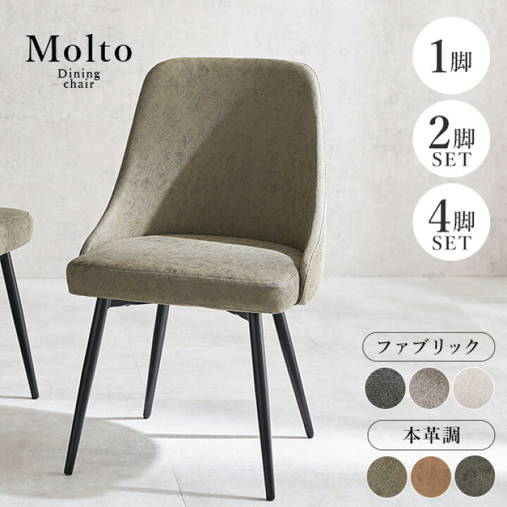 楽天市場】ヴィンテージ風チェア 1脚/2脚/4脚【Molto】モルト(チェア 