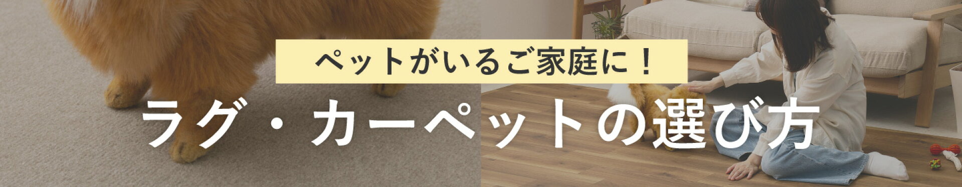 ペットのラグの選び方