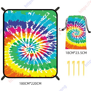 ピクニックマット 防水ビーチマット サンドフリービーチブランケット キャンプシートクロス 特大ピクニックブランケット ピクニックアウトドアマット 厚手 1.8m×2.2m 撥水加工 ペグ付き キ