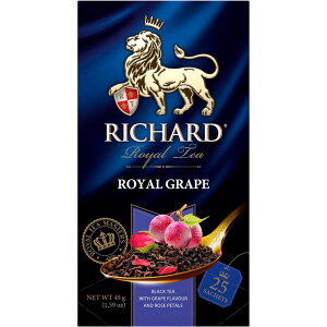 VAg Richard `[huCEO[v vRoyal GrapeeB[obO45g (1.8g x 25)t[o[eB[flavoured black tea in sachets