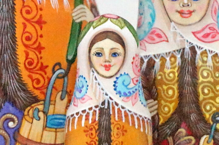 楽天市場】芸術作品 イコンシリーズ 高級マトリョーシカロシアの伝統的 