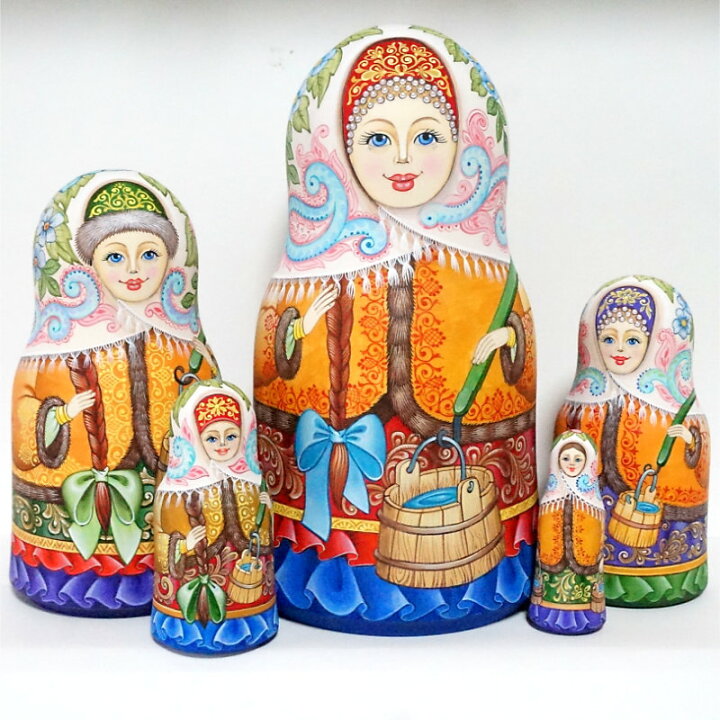 楽天市場】芸術作品 イコンシリーズ 高級マトリョーシカロシアの伝統的 