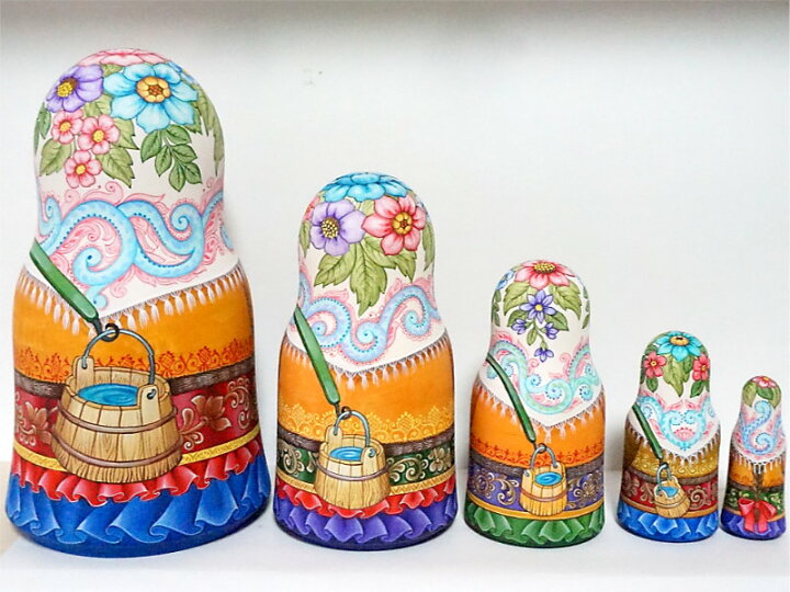 楽天市場】芸術作品 イコンシリーズ 高級マトリョーシカロシアの伝統的 