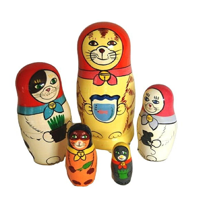 楽天市場】ねこずきんマトリョーシカ【マトリョーシカ】 : RUINOK2 