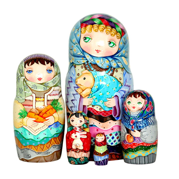 楽天市場】ショコラ工房のマトリョーシカBohemian Girls 