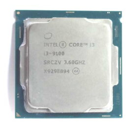 インテル デスクトップPC用 CPU Intel Core i3-9100 ソケット FCLGA1151 SRCZV　【中古】