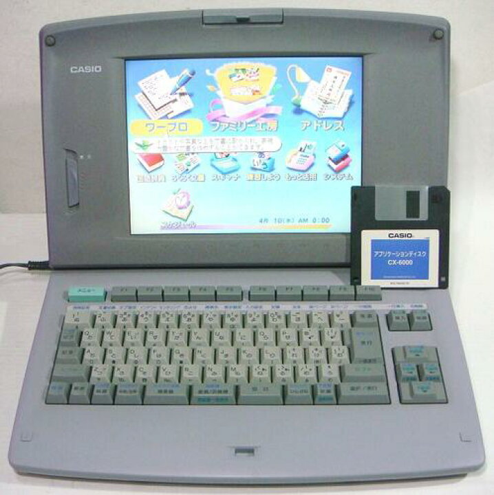 楽天市場】有在庫品 【90日保証】カシオ ワープロ CX6000 ダーウィン 