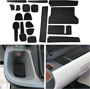 トヨタ シエンタ 3代目 MXP10G型 専用 ドアポケットマット 18枚入り コンソールマット ラバーマット滑り止め シエンタ インテリア ラバーマット ノンスリップマット 収納ボックスゴムマット防