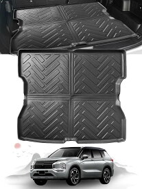 三菱 アウトランダーPHEV GN0W 専用 ラゲッジマット 7人乗り専用 アウトランダーphev gn0w ラゲッジトレイ 3Dラゲッジマット TPE製 滑り止めマット 折り畳み式 取り付け簡単 超耐久性 アウトランダーPHEV アクセサリー 多用途用品 RUIYA