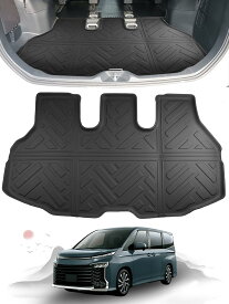 トヨタ ノア/ヴォクシー 90系 専用 ラゲッジマット ヴォクシー 90系 ラゲッジトレイ 3Dラゲッジマット TPE製 滑り止めマット 折り畳み式 取り付け簡単 超耐久性 ノア90系 アクセサリー カスタムパーツ 耐摩擦 水洗い 多用途用品 RUIYA