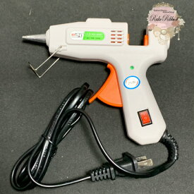 グルーガン 高温 25W ホワイト 手元スイッチ 大人気！