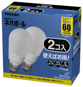 �y�����y�z�y�݌ɂ���z ���� EFA13ED-E-U-2P �����F 60W�`�d���`�u�����i2����j �����F