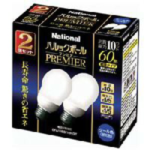�y�݌ɂ���z �p�i�\�j�b�N 60W�`�p���b�N�{�[���v���~�A EFA15ED/10H/2T(2��) �N�[���F