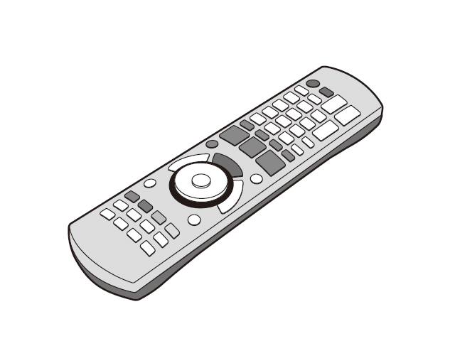 【在庫あり】 パナソニック BD/DVDレコーダー「DIGA」用リモコン（白） N2QAYB000564のサムネイル
