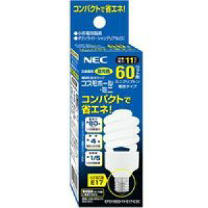 y݌ɂz NEC RX{[~j 60W`d`u  E17 EFD15ED/11-E17-C2C F