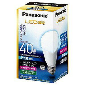 �y�݌ɂ���z �p�i�\�j�b�N LED�d�� LDA4DGK40ESW �L�z���^�C�v 40W�`���� �����F���� �S����485lm E26����