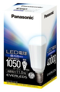 y݌ɂz pi\jbN EVERLEDS(Go[bY) LEDʓd E26 11.0W F 1050lm LDA11DHWA