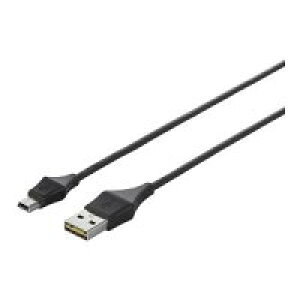 �y�݌ɂ���z BUFFALO �ǂ�����USB2.0�P�[�u�� (A to miniB) 1m �u���b�N BSUAMNDU210BK
