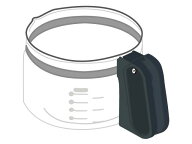【在庫あり】 パナソニック コーヒーメーカー用ガラス容器　ACA10-1421K0