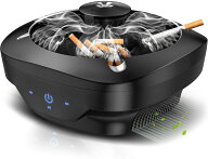 【楽天1位】RUMAY 灰皿 電動吸煙式 スマート空気清浄機 脱臭機 超強い吸引力 卓上 イオン発生器 電子ライ…