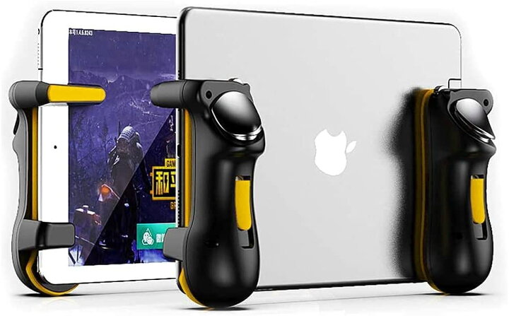 楽天市場 Ipad連射版 荒野行動 Pubg Cod Mobile Ipadコントローラー 最大電撃24連打 1秒6 12 18 24回タップ Ipad タブレット対応ゲームパッド 高感度 高精度 射撃ボタン 高周波電磁パルス伝導 人間工学設計 エイムアシスト Rumay