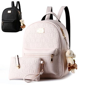 送料無料＼＼返品、交換無料／／DOODOO レディース リュック ミニ バックパック Mini Rucksack Pack Bag for Women PUレザー ポシェット